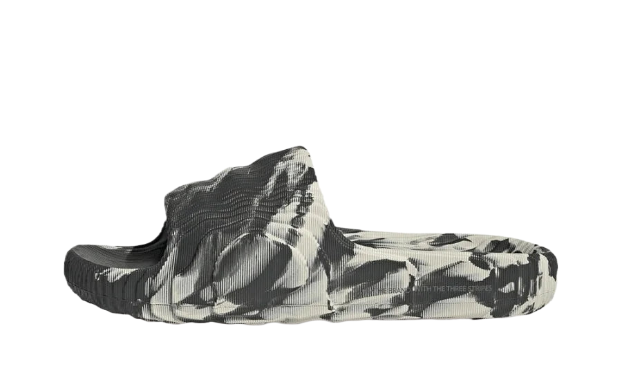 adidas Adilette Slide Carbon Aluminium