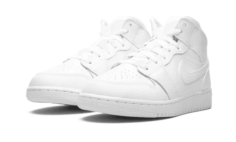 Jordan 1 Mid Triple White (GS)