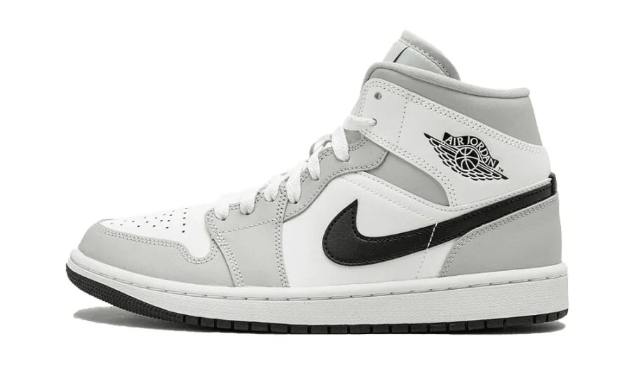 Air Jordan 1 Mid Light Smoke Grey Black (W)