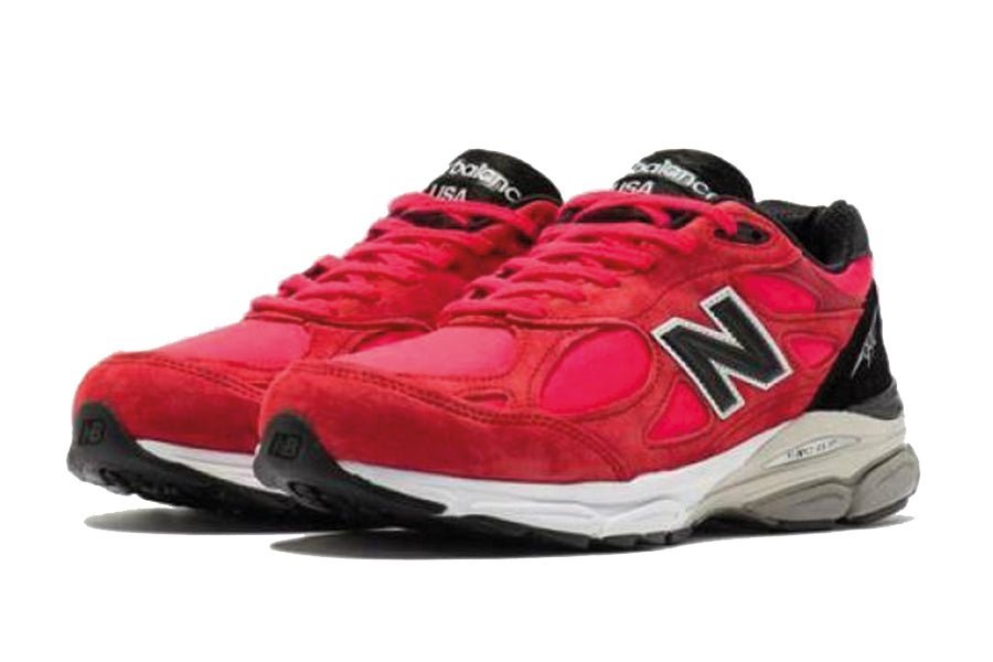 New Balance 990 V3 Red Suede