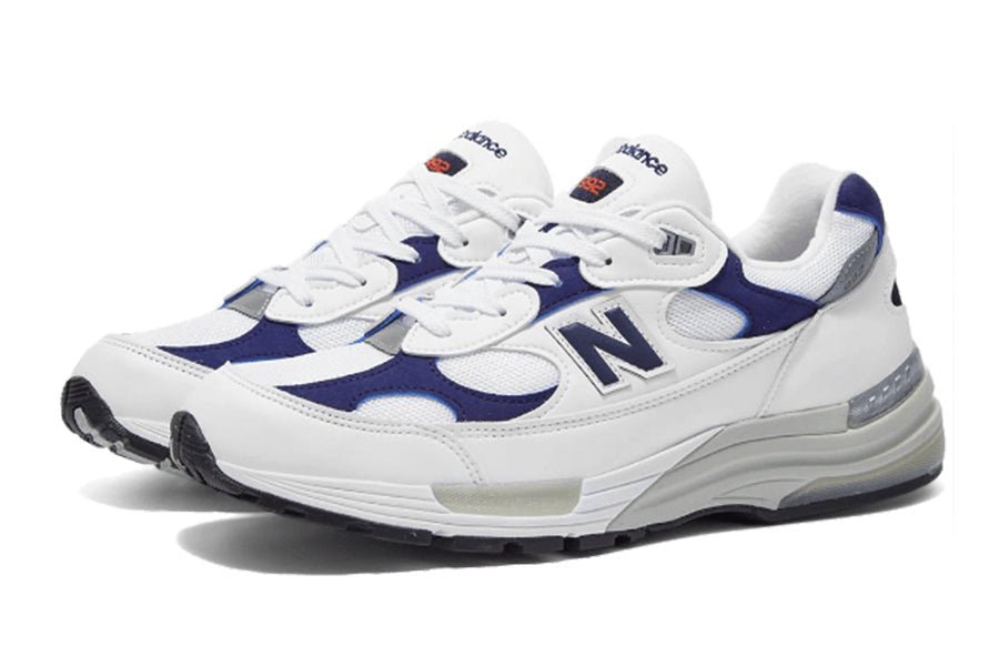 New Balance 992 White Navy