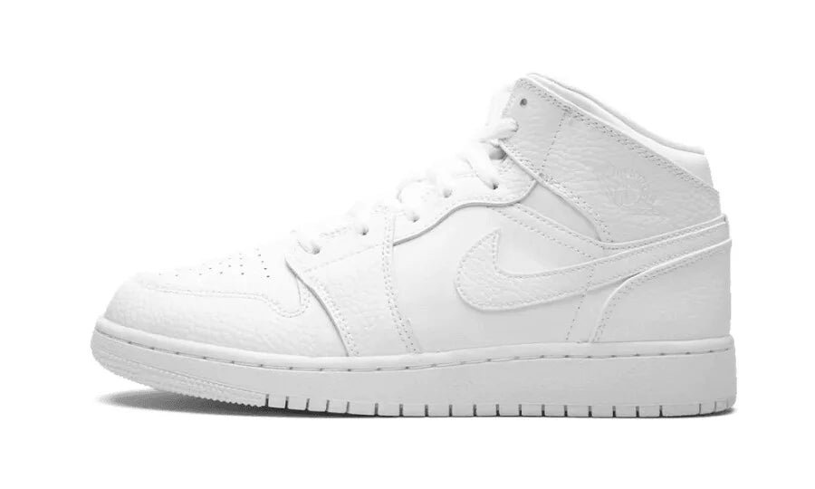 Jordan 1 Mid Triple White (GS)