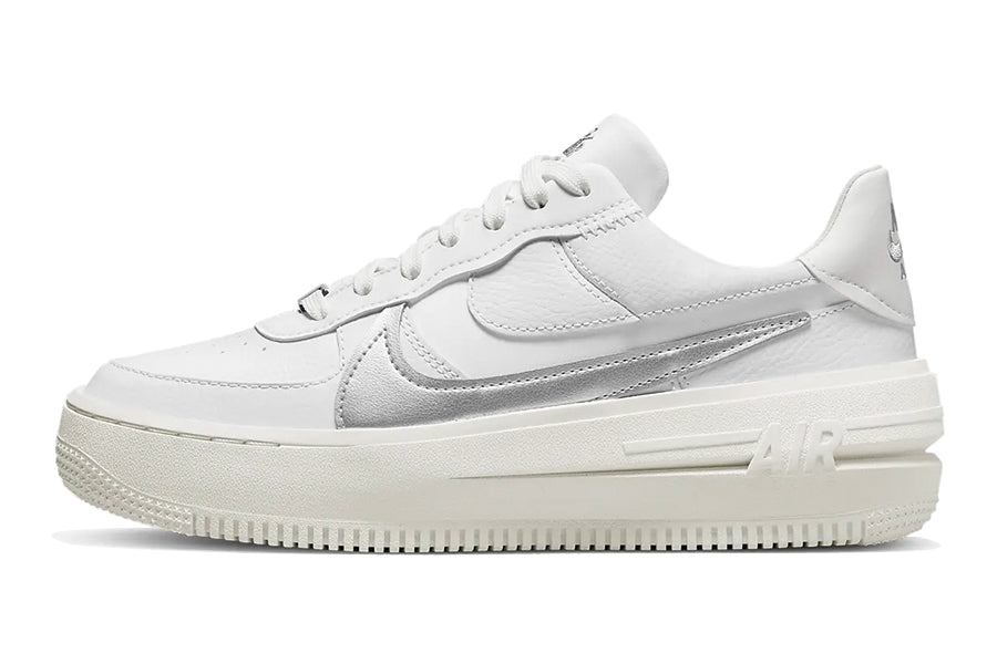 Nike Air Force 1 Low PLT.AF.ORM Summit White Metallic Silver