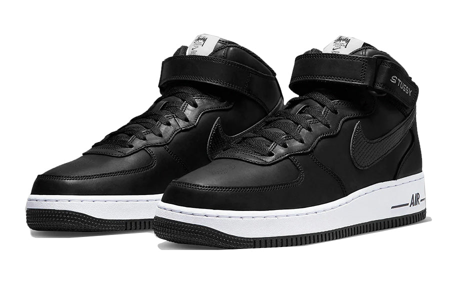 Nike Air Force 1 Mid Stussy All Black