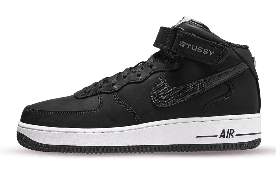 Nike Air Force 1 Mid Stussy All Black