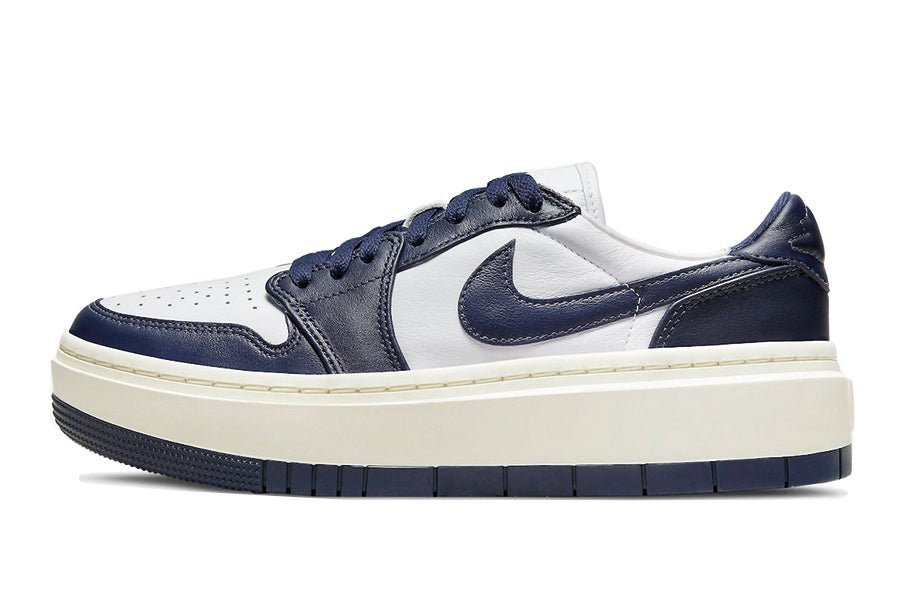 Air Jordan 1 Low Elevate White Midnight Navy Sail