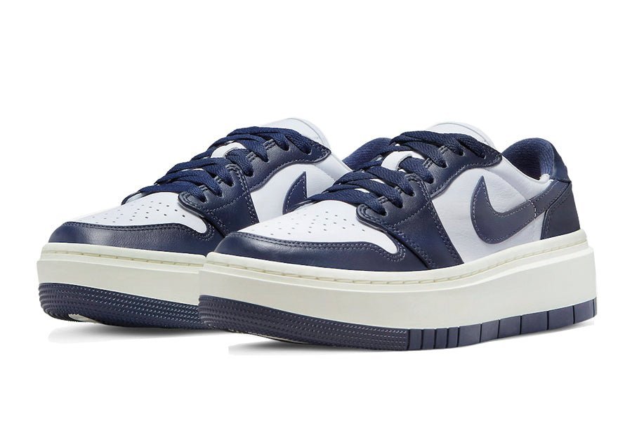 Air Jordan 1 Low Elevate White Midnight Navy Sail