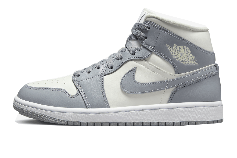 Air Jordan 1 Mid Grey Sail