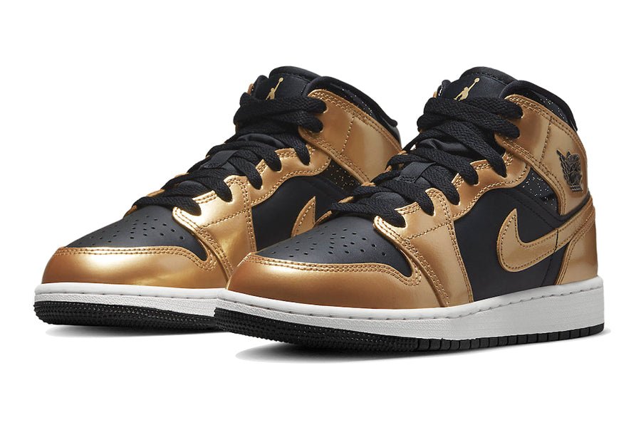 Air Jordan 1 Mid Metallic Gold