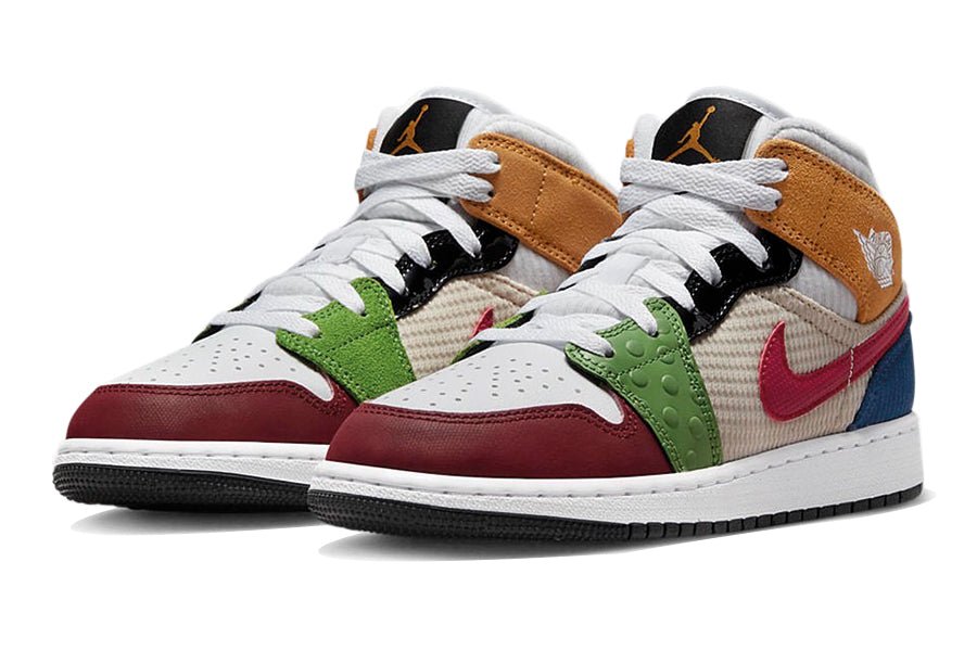 Air Jordan 1 Mid Patchwork