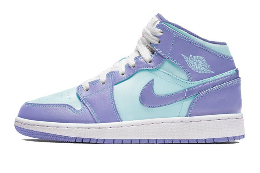 Air Jordan 1 Mid Purple Aqua