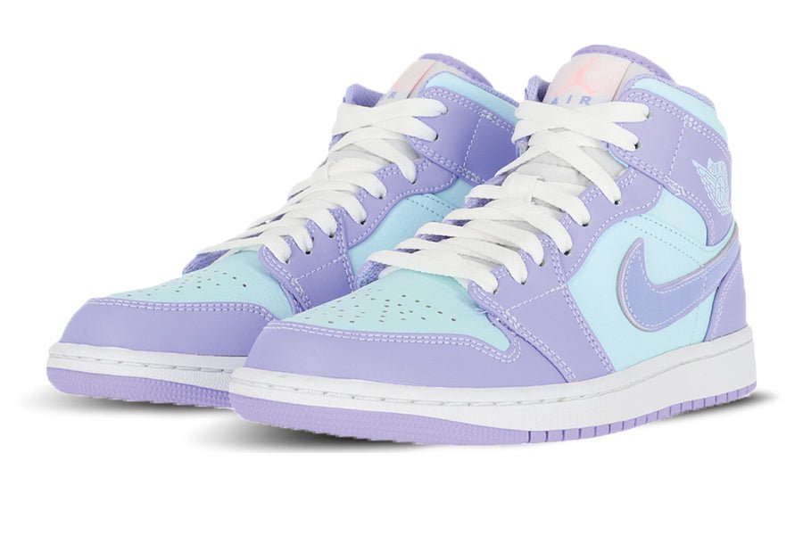 Air Jordan 1 Mid Purple Aqua