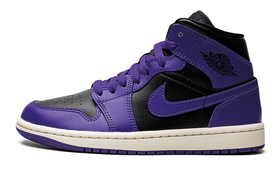 Air Jordan 1 Mid Purple Black