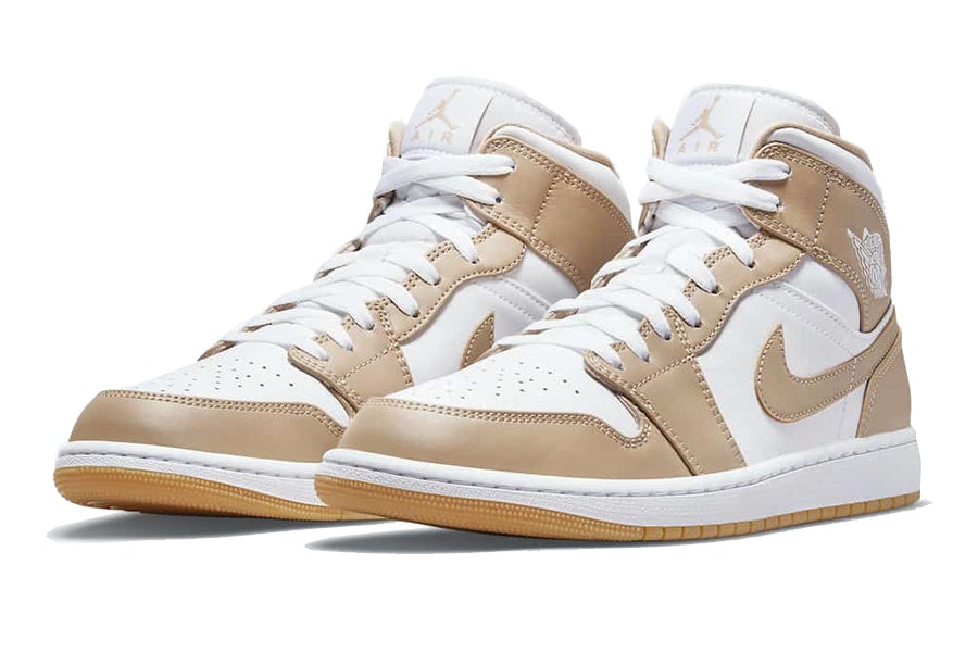 Air Jordan 1 Mid Tan Gum