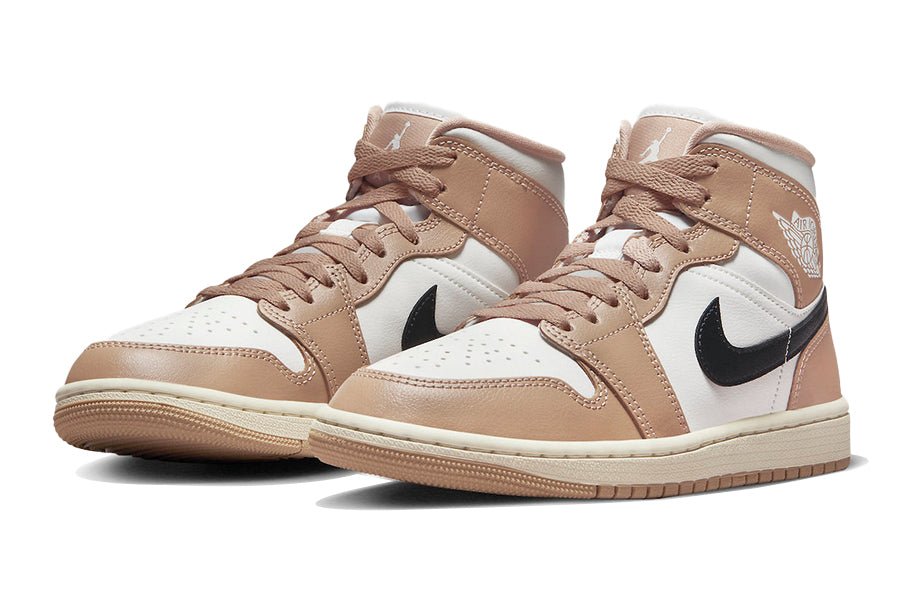 Air Jordan 1 Mid Tan Black