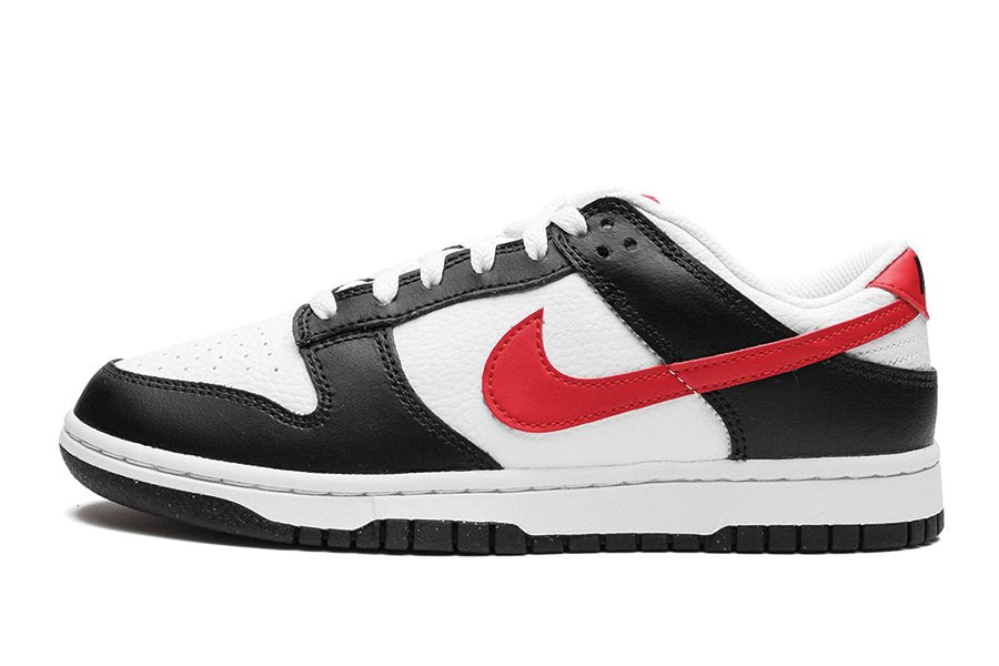 Nike Dunk Low Black White Red