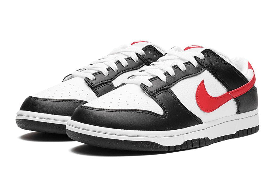 Nike Dunk Low Black White Red