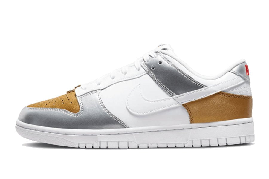 Nike Dunk Low Gold Silver